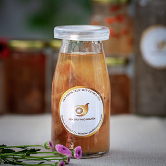 Yến sào chưng thủ công - vị nhãn nhục - chai 100ml