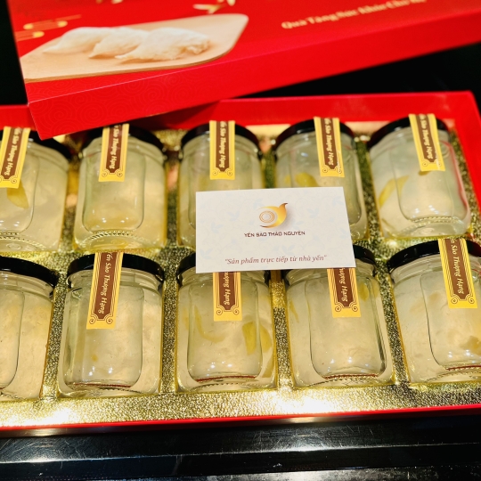 Hộp yến chưng sẵn 10 chai - 75ml
